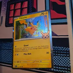 Pikachu Cosmos Holo 018/091 Trick or Trade 2024 Pokemon Card TCG - Image 3
