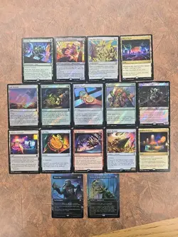 TMNT MTG 16 CARD Commander Lot Sword Of Hearth And Home Waste Not - Image 1