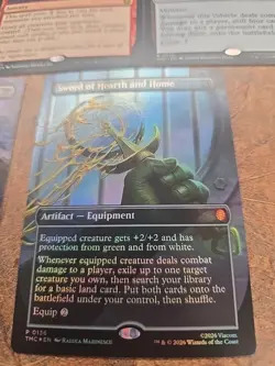 TMNT MTG 16 CARD Commander Lot Sword Of Hearth And Home Waste Not - Image 3