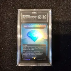 TAG 10 Chaos Emerald (7036) Blue Foil - Lotus Petal - Sonic Secret Lair - MTG - Image 1