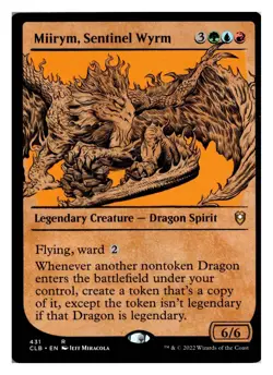 Miirym, Sentinel Wyrm (Showcase) 431 Commander Legends: BBG NM - Image 1