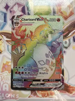 Charizard VMAX (Secret) 74/73 Pokemon TCG Champions Path Holo NM SWSH - Image 1