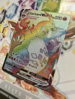 Charizard VMAX (Secret) 74/73 Pokemon TCG Champions Path Holo NM SWSH - Image 3