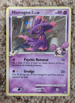 Pokemon TCG Card English Rising Rivals Mismagius 10/111 Holo Rare - Image 1
