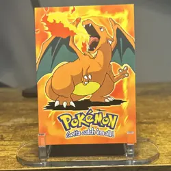 1999 Pokemon Topps Charizard E6 of 12 Movie Edition Stage 3 Regular Blue Label - Image 1