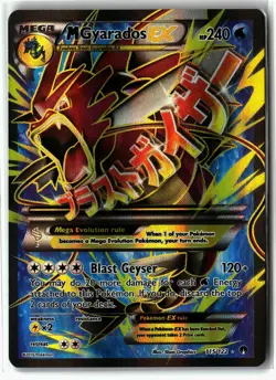 M Gyarados EX ⭐ 115/122 Holo Ultra Rare BREAKpoint 2016 Pokemon NM - Image 1