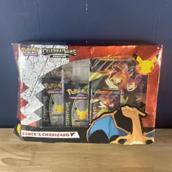 Pokemon TCG 2021 Celebrations Lance's Charizard V Collection Box - Image 1