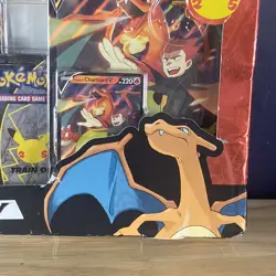 Pokemon TCG 2021 Celebrations Lance's Charizard V Collection Box - Image 5