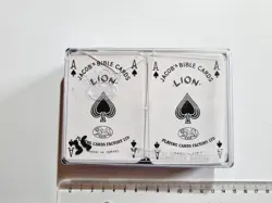 CARTE DA GIOCO LION JACOB'S BIBLE ISRAEL POKER BRIDGE ORIGINAL PLAYING CARDS - Image 1