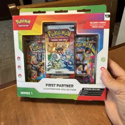 Pokemon First Partner Illustration Collection Box Series 1 Sealed New - Image 1
