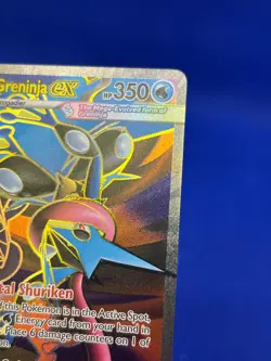 Pokemon Chaos Rising Mega Greninja ex 100/086 Full Art Ultra Rare NM - IN HAND - Image 4
