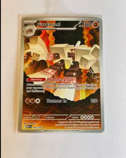 Garganacl 147/132 Pokemon Mega Evolution Illustration Rare Pokemon - Image 1
