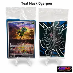 Teal Mask Ogerpon SVP 123 NM/M Twilight Masquerade Sealed ETB Promo Pokemon TCG - Image 1