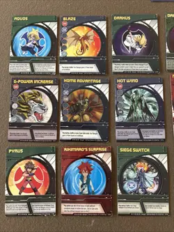 LOT 26 BAKUGAN ABILITY CARD Battle Brawler Game NO DUPLICAT SEGA Spin Master TCG - Image 4