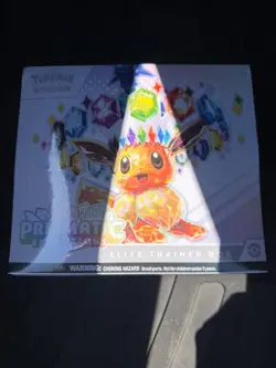 Pokemon Prismatic Evolutions Elite Trainer Box Eevee English SEALED SHIPS FAST - Image 1