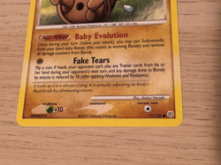 Pokemon Bonsly 71/130 Diamond & Pearl Regular Common 40 HP Basic English - Image 3