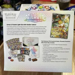 New Sealed Pokemon Scarlet & Violet Prismatic Evolutions Elite Trainer Box - Image 2