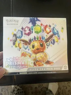 Pokemon Prismatic Evolutions Elite Trainer Box ETB NEW Sealed Scarlet & Violet - Image 1