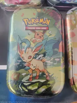 Pokemon TCG Prismatic Evolutions Sealed Mini Tin -- Lot Of 5 - Image 3