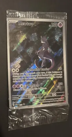 Mewtwo 151 Promo (Sealed) Pokemon Holo Rare Trading Card 2023 Near Mint - Image 1