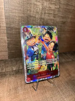 Ace & Sabo & Luffy OP13-007 - One Piece TCG English - SR Foil NM Near-Mint - Image 2