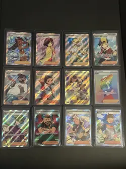 Pokemon TCG Full Art Trainer Card Lot Of 12 - Image 1
