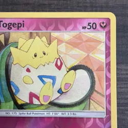 Pokemon TCG Unbroken Bonds Togepi 136/214 Common Reverse Holo Beautiful Card - Image 2