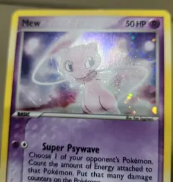 Pokemon Card Mew 111/110 EX Holon Phantoms Holo Ultra Rare LP TCG - Image 3
