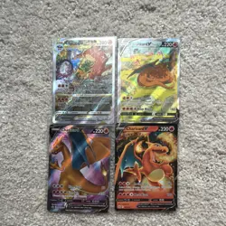 Pokemon TCG Charizard V Charizard VSTAR Holo Promo 4 Card Lot SWSH260 - Image 1