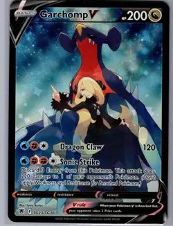 Garchomp V TG23/TG30 SWSH10: Astral Radiance Trainer Gallery Pokemon Card - Image 1