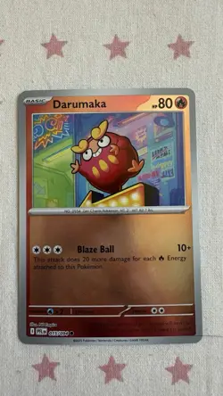 Darumaka 015/094 Phantasmal Flames Reverse Holo Pokemon TCG Card - Image 1