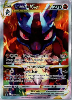 Pokemon Card - Lucario VSTAR SWSH291 Sword & Shield Promo Promo Holo Near Mint - Image 1