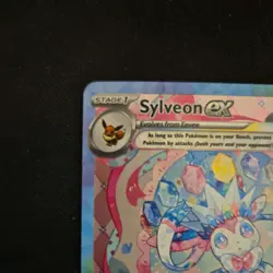 Pokemon TCG Sylveon EX 156/131 Prismatic Evolutions Illustration Holo Card NM - Image 4