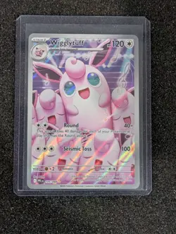 Pokemon Card 2025 WIGGLYTUFF Illustration Rare IR 105/094 Phantasmal Flames NM/M - Image 2