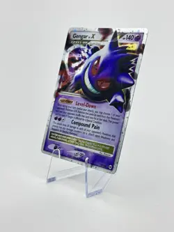Pokemon card Gengar LV.X 97/99 Holo Ultra Rare English 2009 140 HP - Image 3