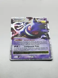 Pokemon card Gengar LV.X 97/99 Holo Ultra Rare English 2009 140 HP - Image 4