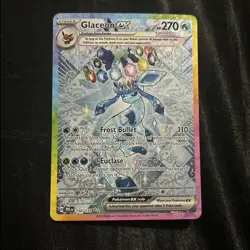 Pokemon TCG Glaceon EX Card Sir Prismatic Evolutions 150/131 Fresh NM Condition - Image 1