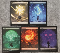 5x Secrets of Strixhaven Spellcraft Full Art Land Magic the Gathering NM Basic - Image 1