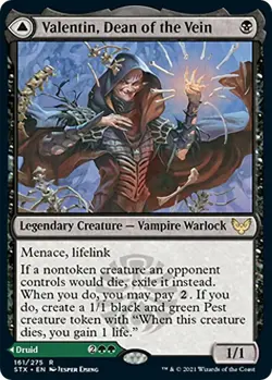 MTG Valentin, Dean of the Vein NM Foil | R 161 Strixhaven: School of Mages - Image 1
