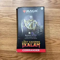 Magic The Gathering Lost Caverns Ixalan Blood Rites Commander Deck Damaged Box - Image 1