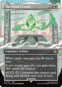 The Wind Crystal (Borderless) [FINAL FANTASY] Foil Near Mint - Image 1