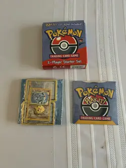 Vintage Pokemon Trading Card Game 2-Player Starter Set W/holographic Machamp - Image 1