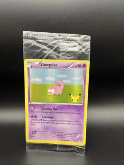 Pokemon TCG Slowpoke 32/83 20th Anniversary Sealed Promo - Image 1