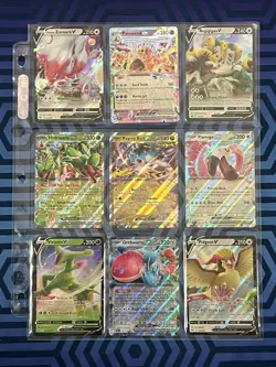 ALL EX/V- 9 Ultra Rare Pokemon Cards - binder bundle card lot - Image 1