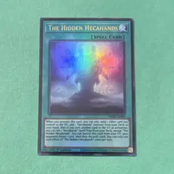 Konami Yu-Gi-Oh! The Hidden Hecahands PHRE-EN008 Spell 1st Ed Holo English - Image 1