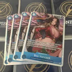 One Piece CCG TCG Boa Hancock Op07-051 x4 - Image 1
