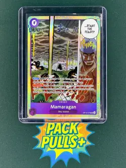 (4x) Mamaragan SR Play Set One Piece CCG OP15-078 Adventure on Kami's Island - Image 5