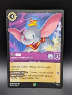 Disney Lorcana Dumbo Ninth Wonder of the Universe Fabled Legendary 45/204 EN - Image 1