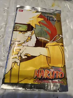 1x Naruto The Path to Hokage Booster Pack 2006 New TCG CCG Card Game Gold Art - Image 1