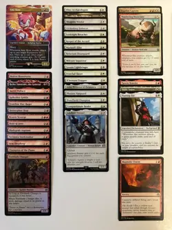 MTG Magic The Gathering Amy Rose 🦔Equipment Budget 100 Card Commander Deck - Image 2